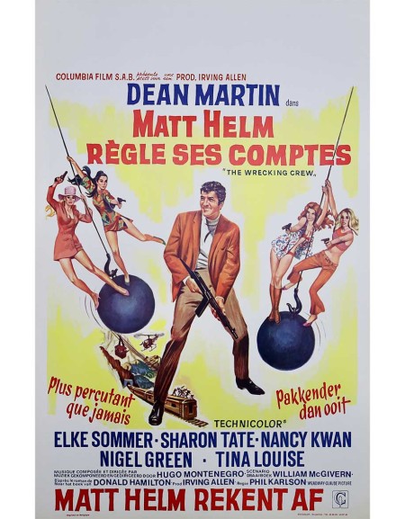 Matt Hellme règle son comte - 35x55 cm - roulée