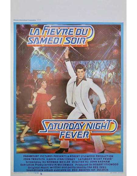 La fièvre du samedi soir - 35x55 cm - roulée