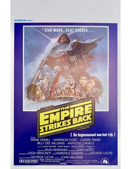 L'Empire contre-attaque — affiche originale belge 35x55...