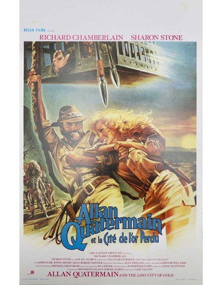 Allan Quatermain et la cité de l'or perdu - 35x55 cm -...