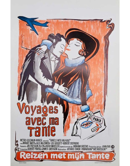 Voyages avec ma tante - 35x55 cm - roulée