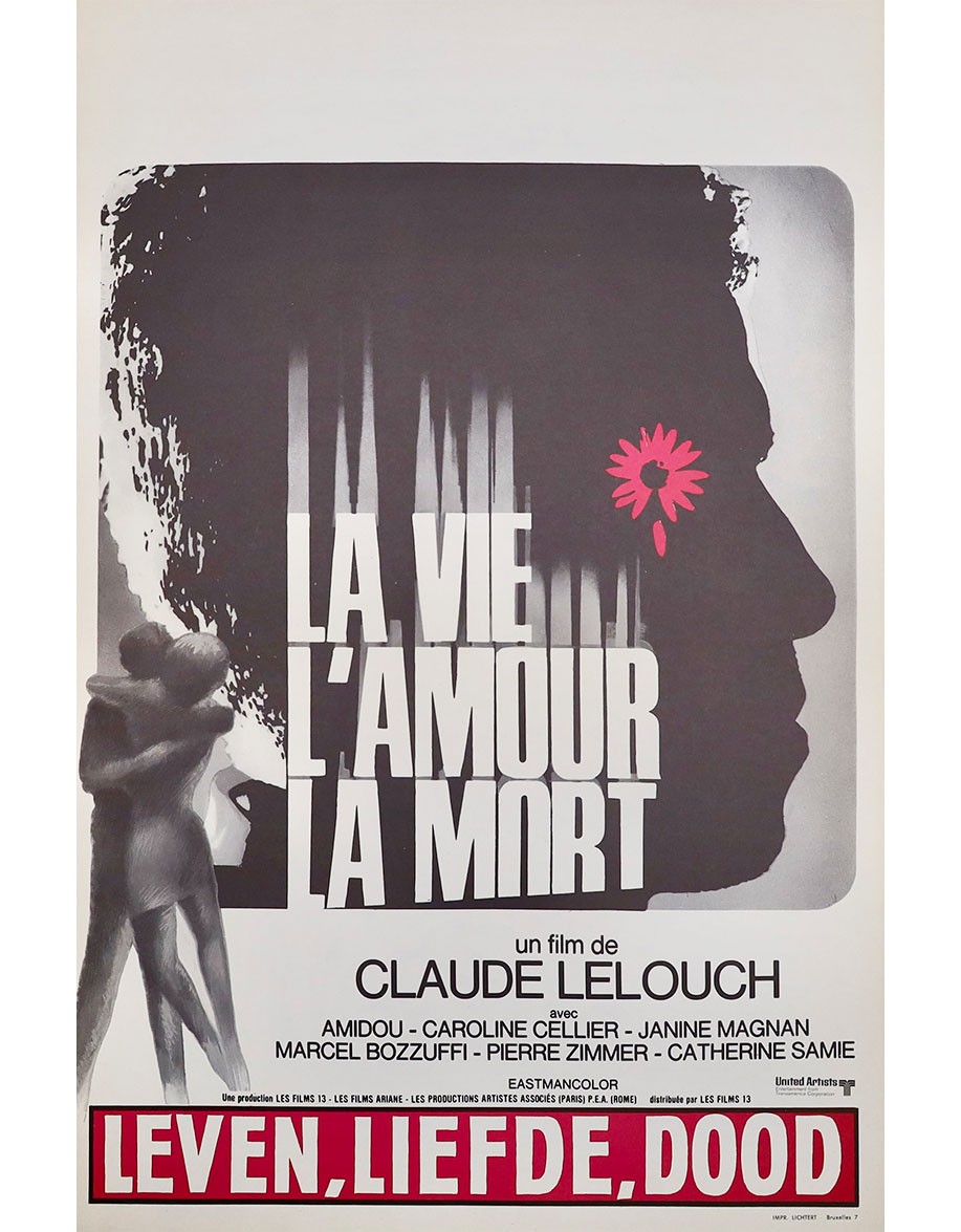 La vie, l'amour, la mort - 35x55 cm - roulée