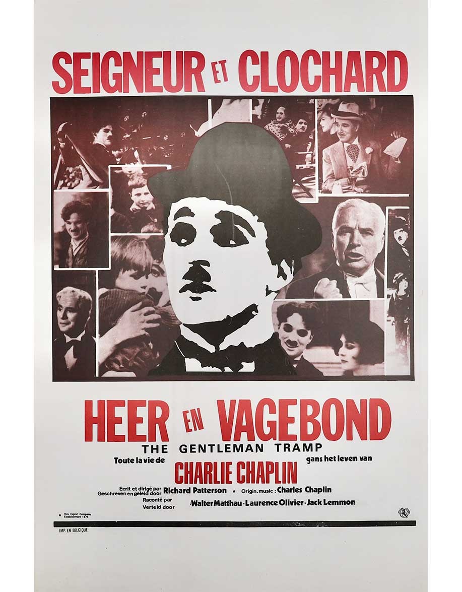 Charlot, le gentleman vagabond - 35x55 cm - roulée