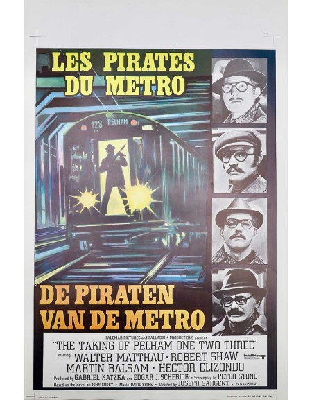 Les pirates du métro - 35x55 cm - roulée