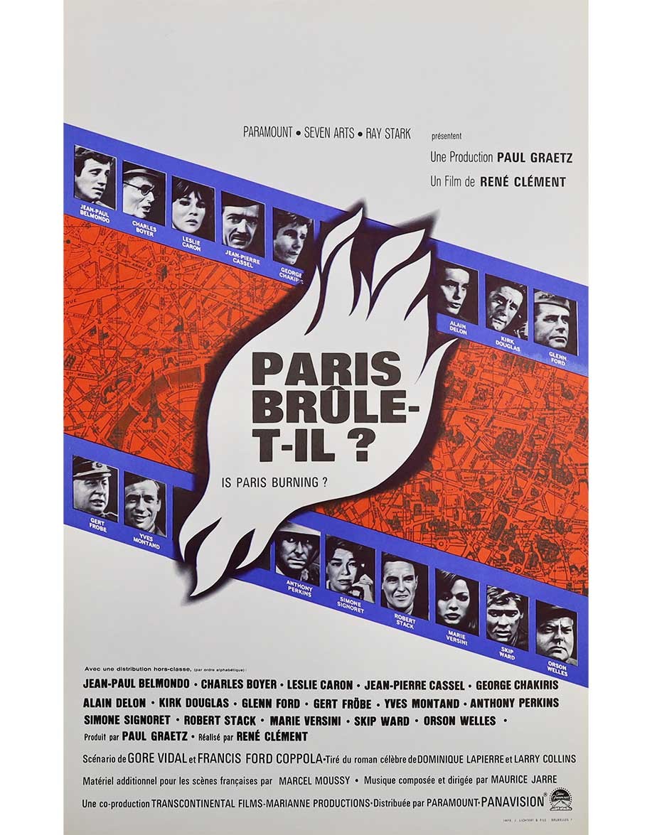 Paris brûle-t-il ? - 35x55 cm - roulée