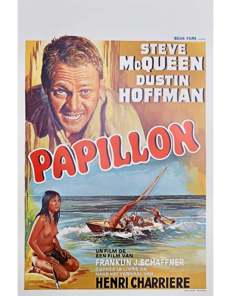 Papillon - 35x55 cm - roulée