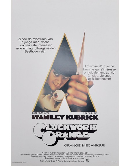 Orange Mécanique - 35x55 cm - roulée