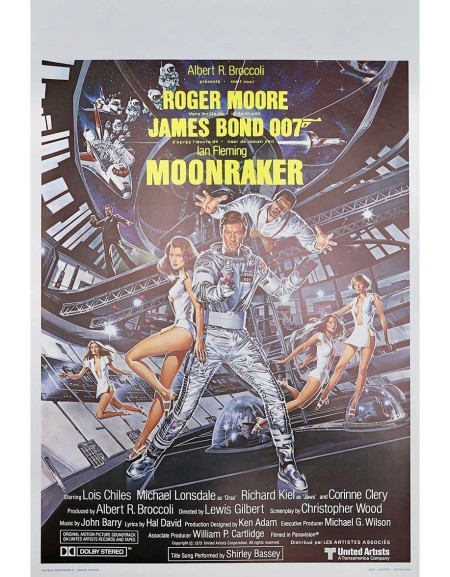 Moonraker — affiche originale belge 35x55 cm (1979) |...