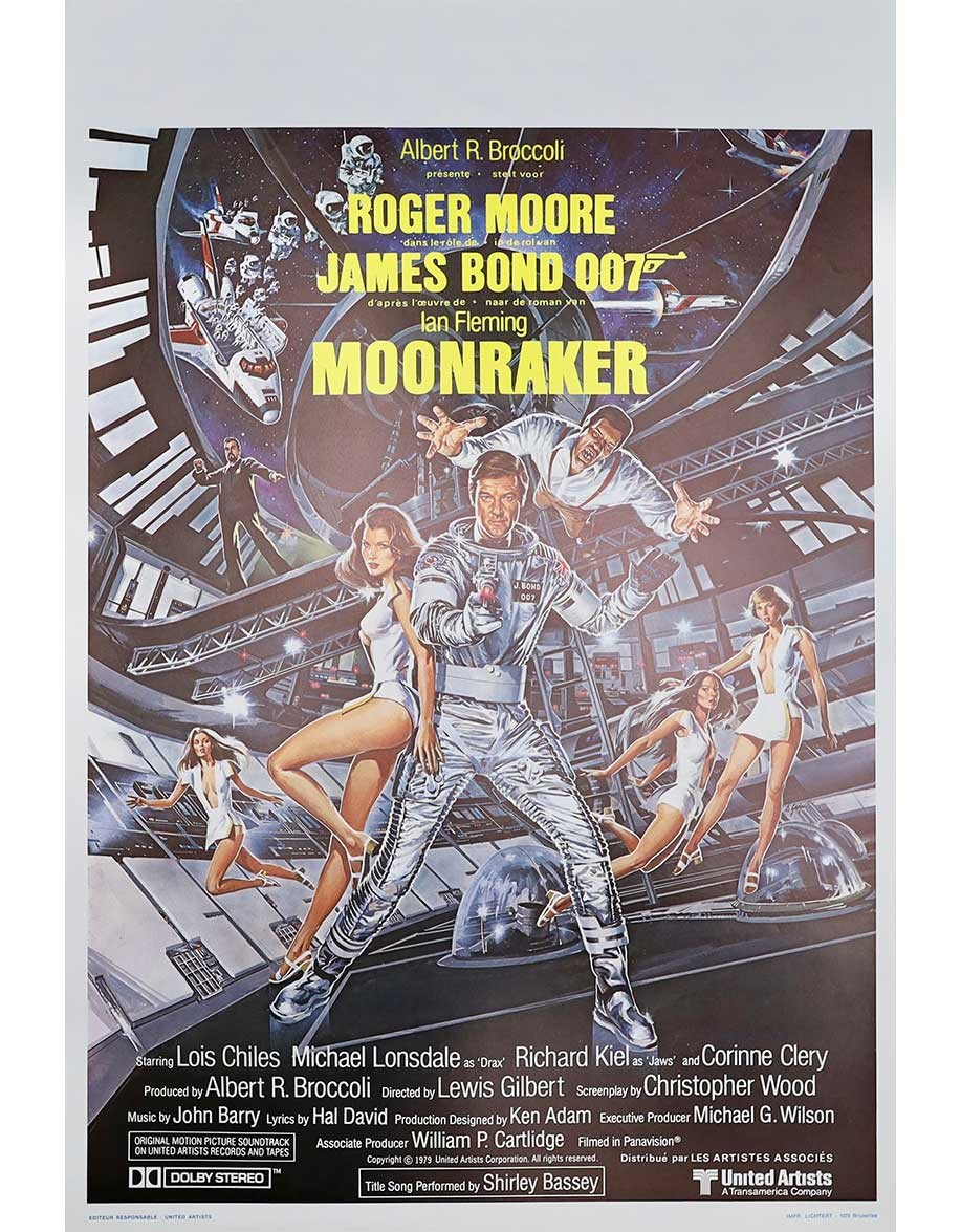 Moonraker — affiche originale belge 35x55 cm...
