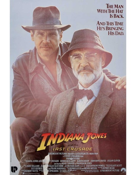 Indiana Jones et la dernière croisade  - 35x55 cm - roulée