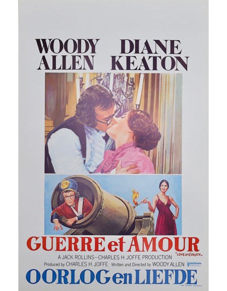 Guerre et amour — affiche originale belge 35x55 cm (1975)...