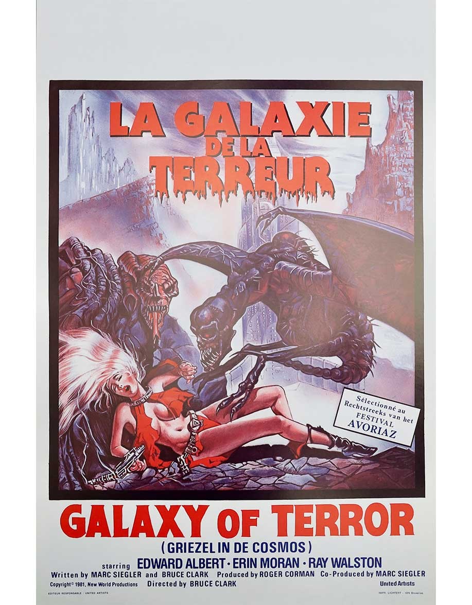La Galaxie de la terreur — affiche originale...
