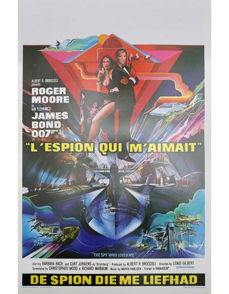 L'espion qui m'aimait - 35x55 cm - roulée
