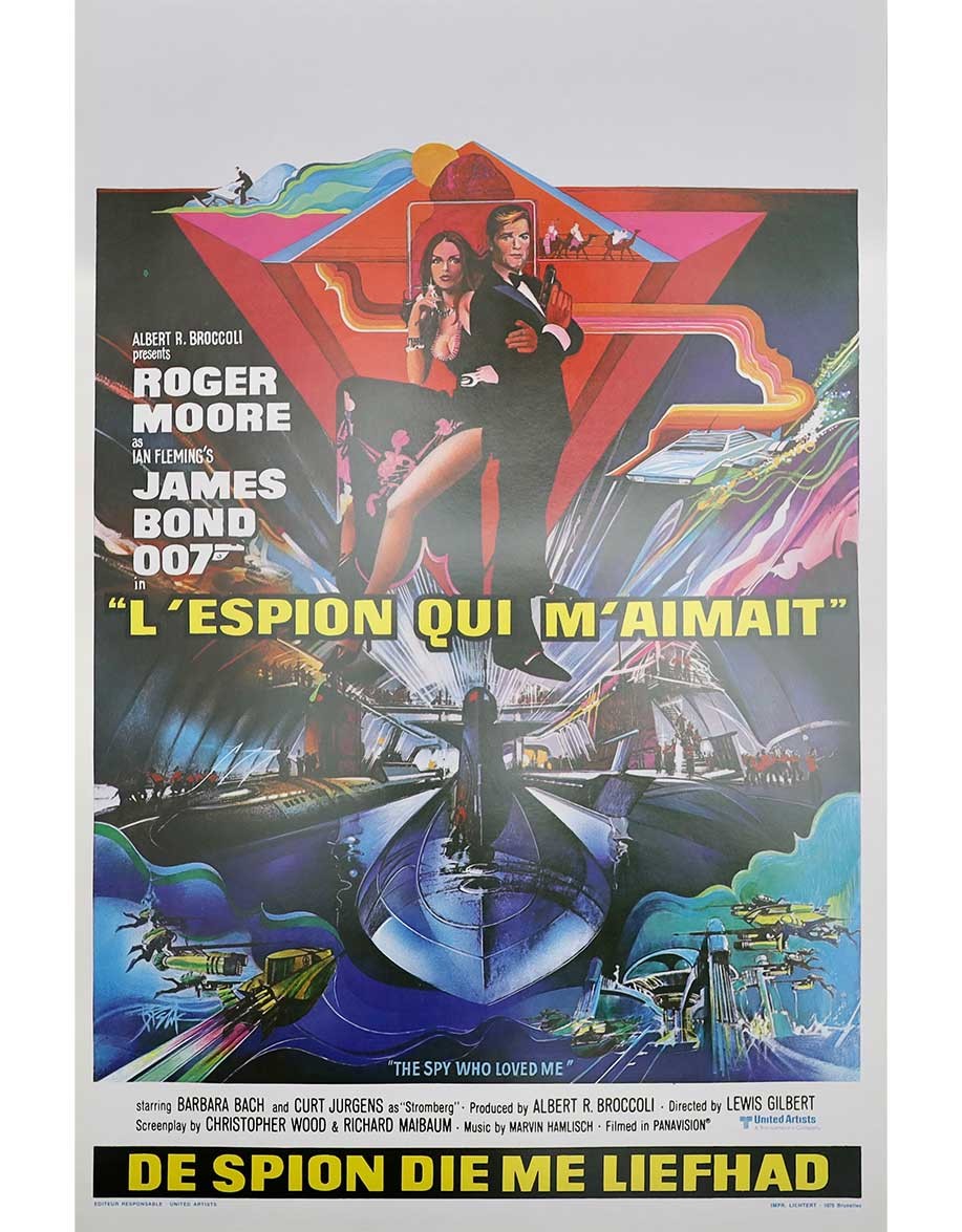 L'Espion qui m'aimait — affiche originale belge...