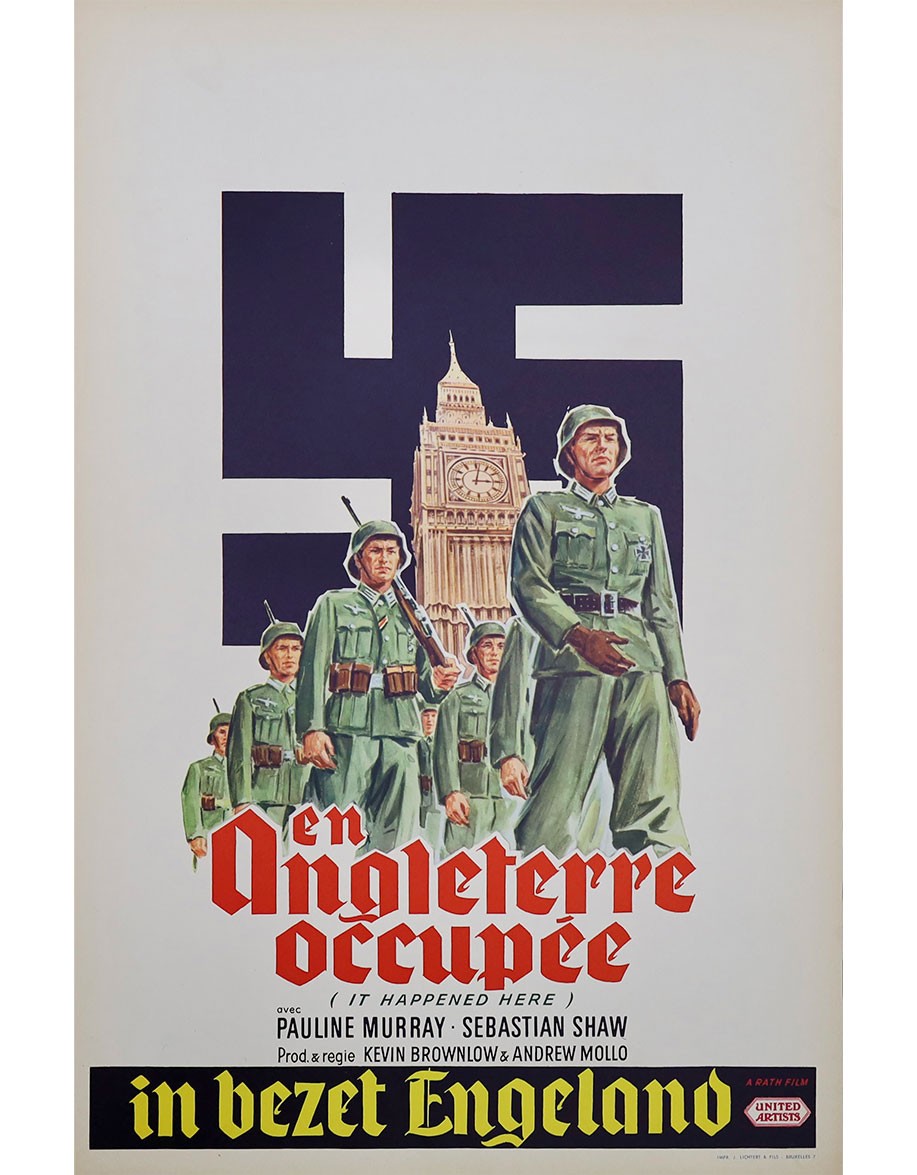 En Angleterre occupée — affiche originale belge...