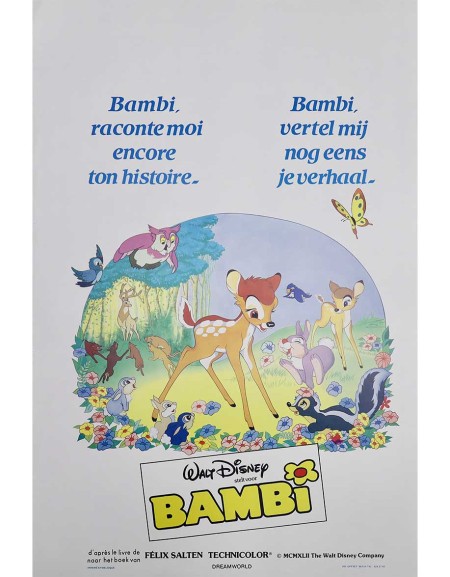 Bambi - 35x55 cm - roulée