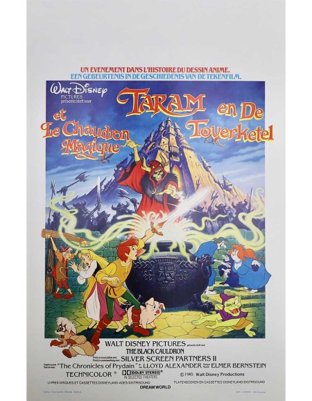 Taram et le chaudron magique - 35x55 cm - roulée