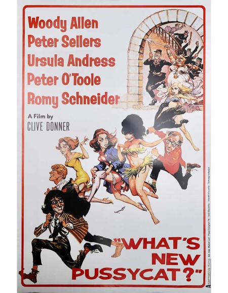 Quoi de neuf pussycat ? - 40x60 cm - roulée