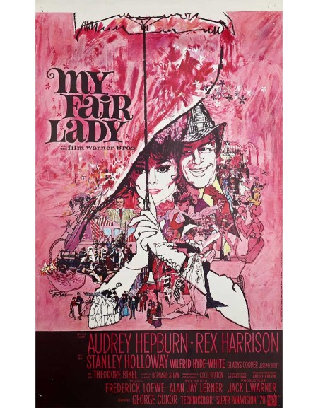 My Fair Lady — affiche originale belge 35x55 cm (1964) |...