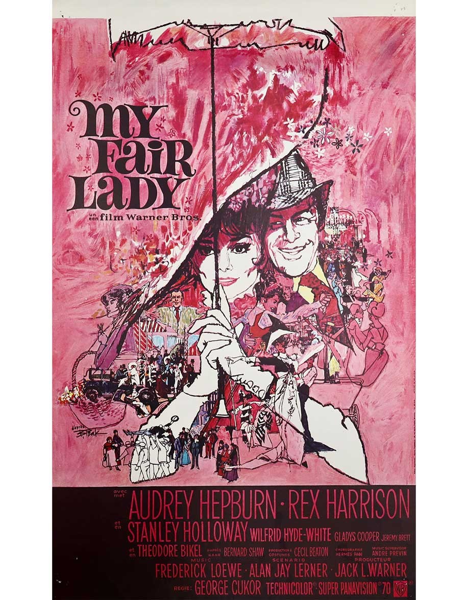 My Fair Lady — affiche originale belge 35x55 cm...