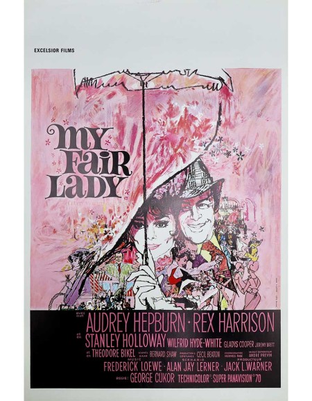 My Fair Lady — affiche originale belge 35x55 cm (1964) |...