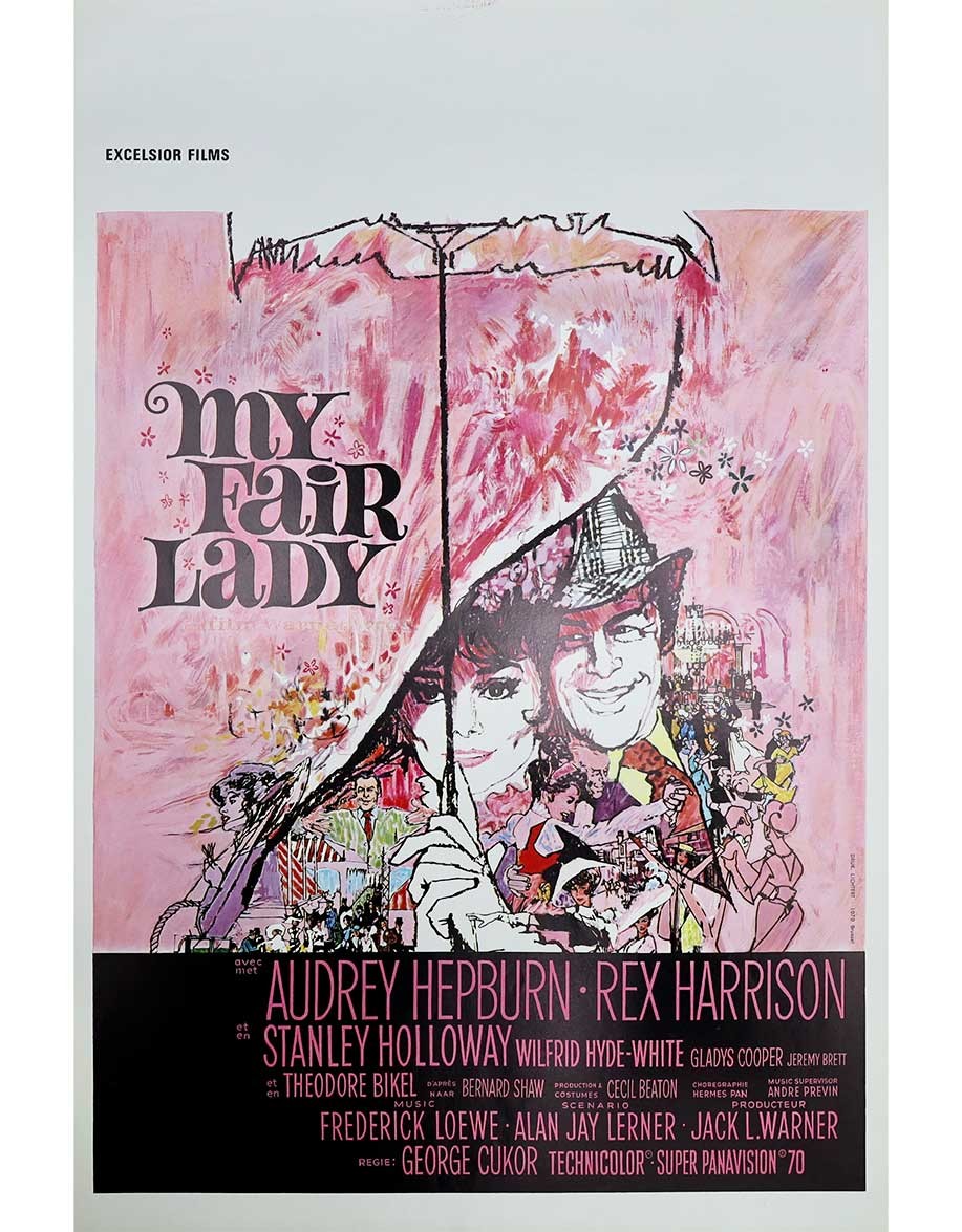 My Fair Lady — affiche originale belge 35x55 cm...