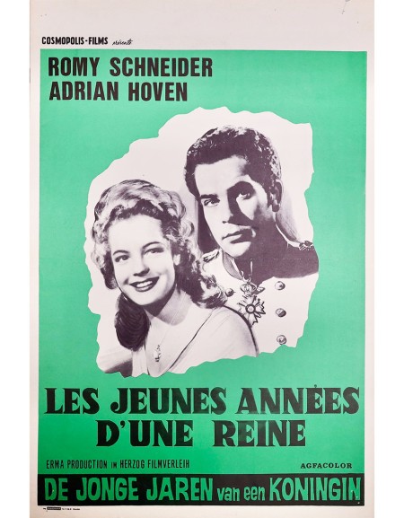 Les jeunes années d'une reine - 35x55 cm - roulée