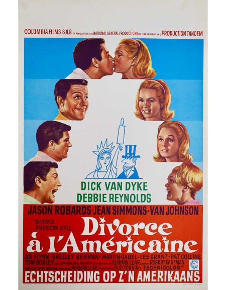 Divorce à l'américaine - 35x55 cm - roulée