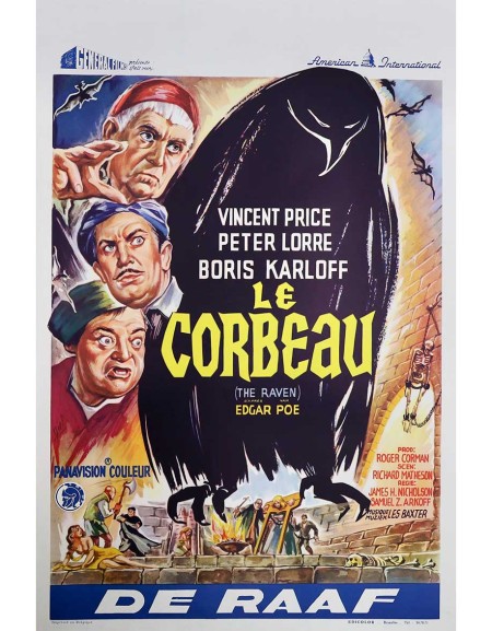 Le corbeau - 35x55 cm - roulée