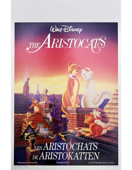 Les Aristochats - 35x55 cm - roulée