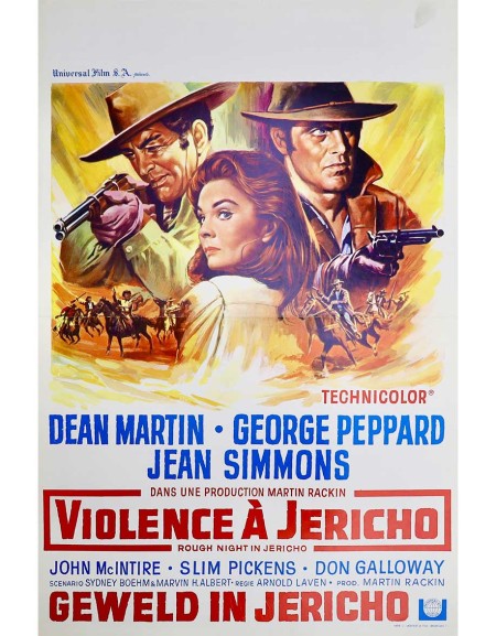 Violence à Jericho - 35x55 cm - roulée