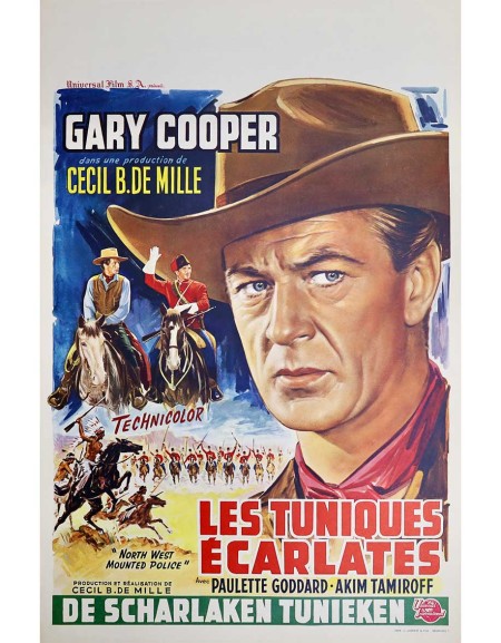 Les tuniques écarlates - 35x55 cm - roulée