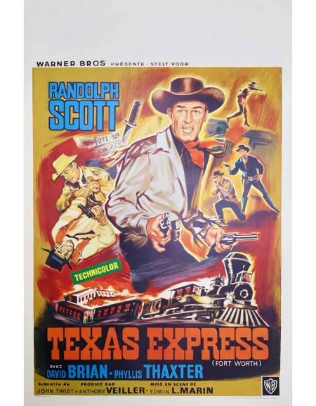 La furie du Texas - 35x55 cm - roulée