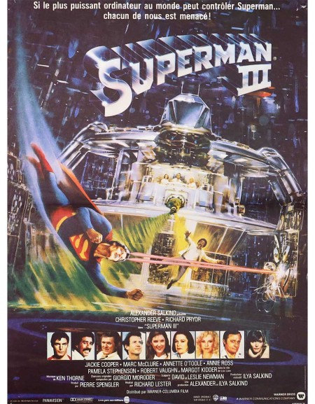 Superman 3 - 40x53 cm - pliée