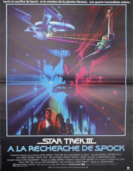 Star Trek 3 : A la recherche de Spock - 40x53 cm - pliée