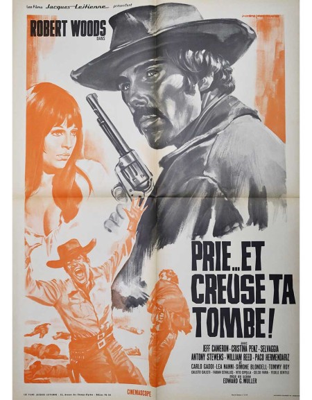 Prie...et creuse ta tombe - 60x80 cm - pliée