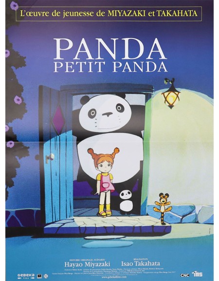 Panda, petit panda - 40x53 cm - pliée