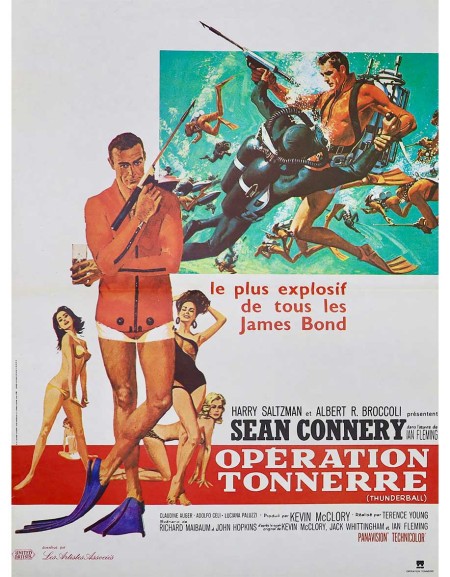 Opération Tonnerre - 40x53 cm - pliée