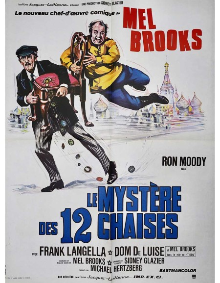 Le mystère des 12 chaises - 60x80 cm - pliée