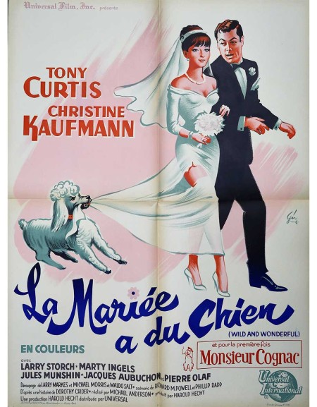 La mariée a du chien - 60x80 cm - pliée