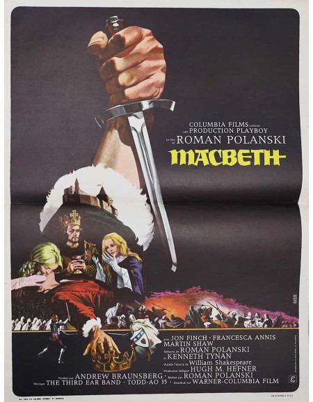 Macbeth - 40x53 cm - pliée