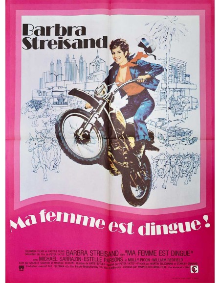 Ma femme est dingue ! - 60x80 cm - pliée