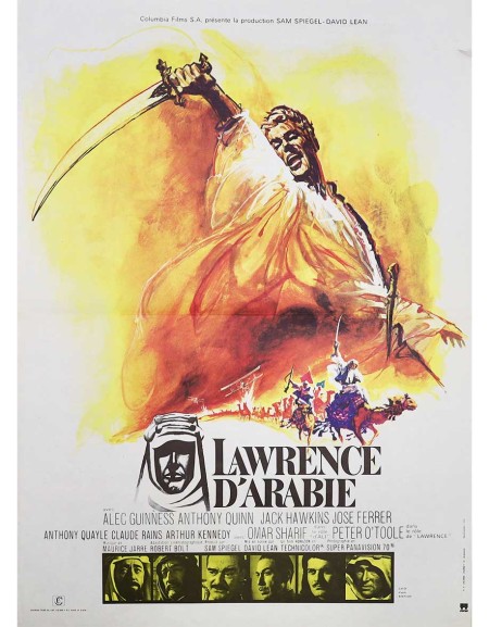 Lawrence d'Arabie - 40x53 cm - pliée