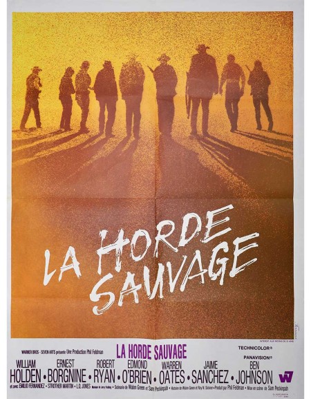 La horde sauvage - 60x80 cm - pliée