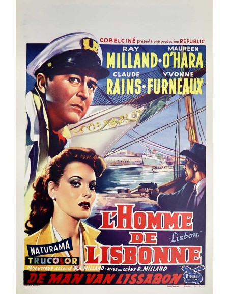 L'homme de Lisbonne - 35x55 cm - roulée