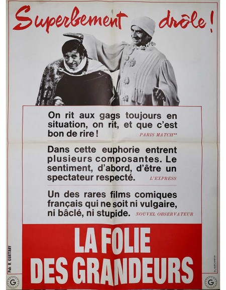 La folie des grandeurs - 60x80 cm - pliée