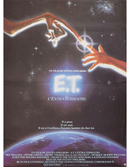 E.T. L'extra-terrestre - 40x53 cm - pliée