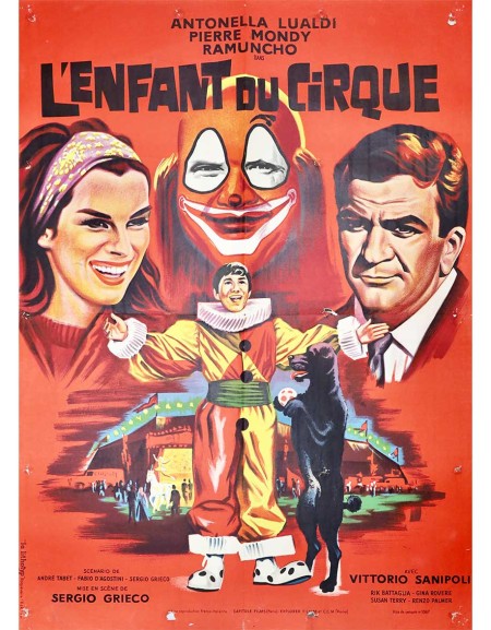 L'enfant du cirque - 60x80 cm - pliée