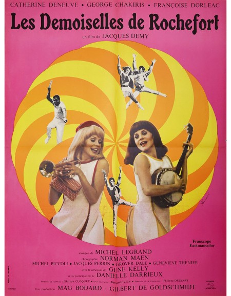 Les Demoiselles de Rochefort — affiche originale...