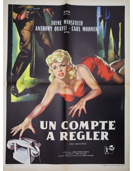 Un compte à régler — affiche originale française 60x80 cm...